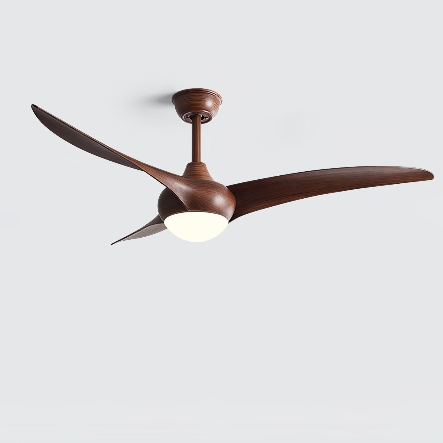 Ventilateur de plafond traditionnel avec lumière LED