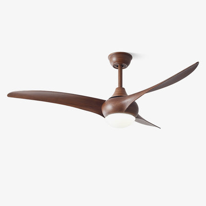 Ventilateur de plafond traditionnel avec lumière LED
