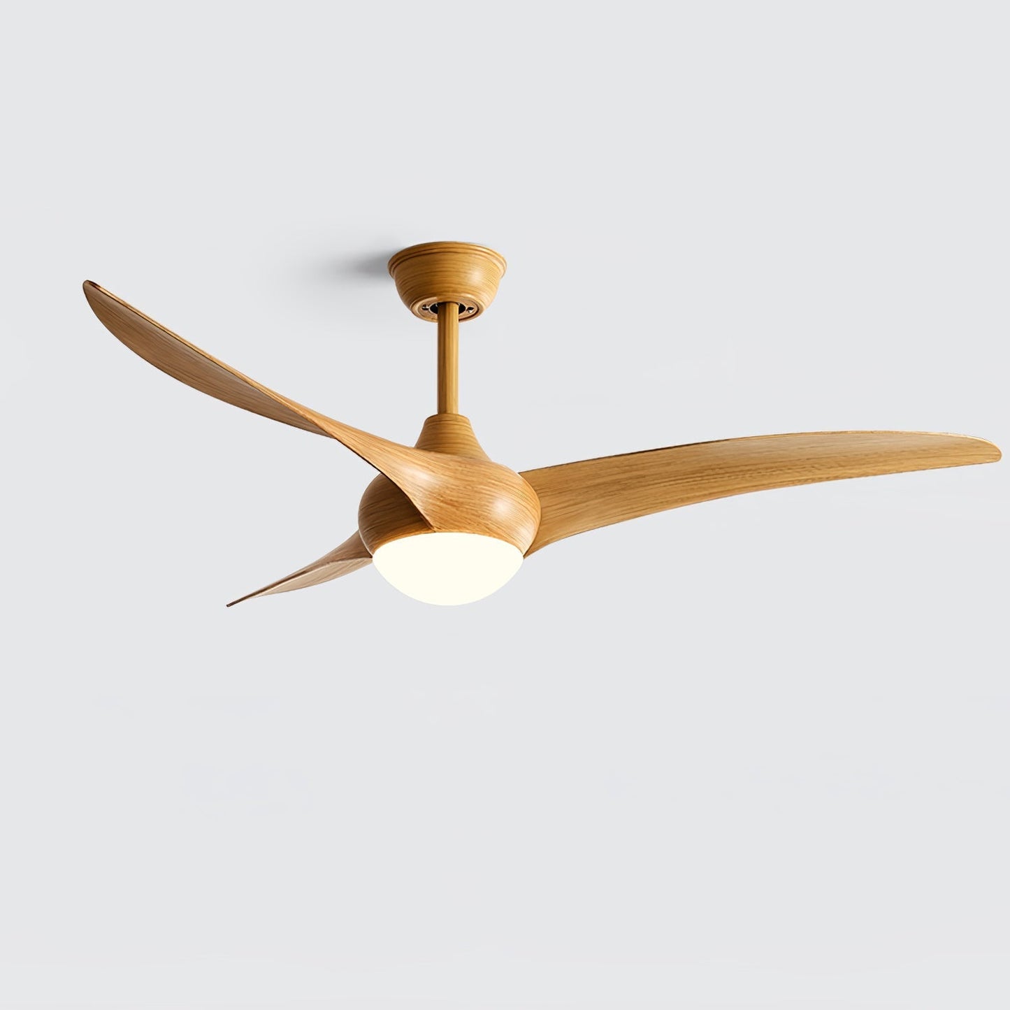 Ventilateur de plafond traditionnel avec lumière LED