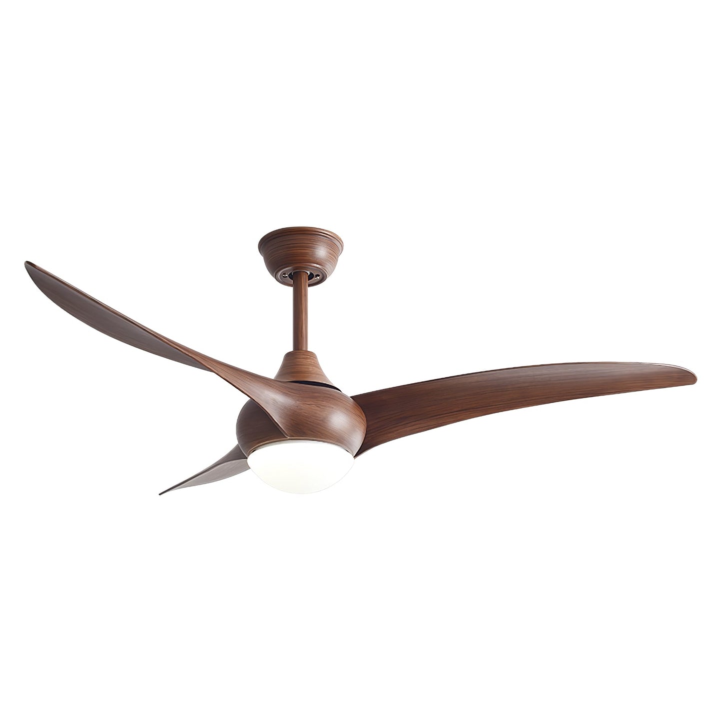 Ventilateur de plafond traditionnel avec lumière LED