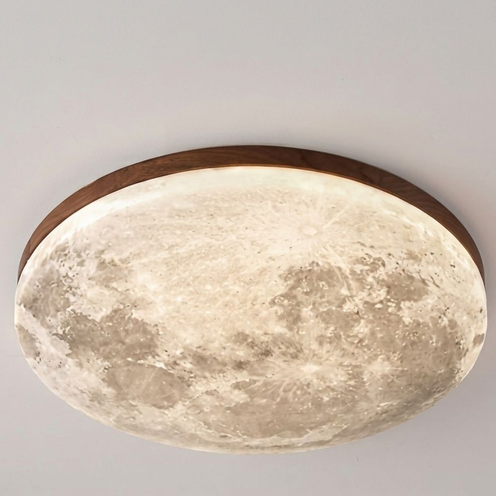 Lustre Art Déco Inspiré de la Lune