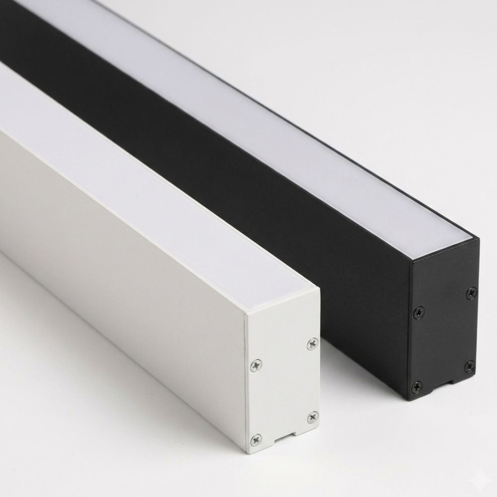 Plafonnier linéaire à DEL minimaliste
