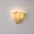 Lampe murale en verre en forme de pétale