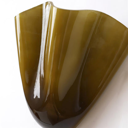 Lampe murale en verre en forme de pétale