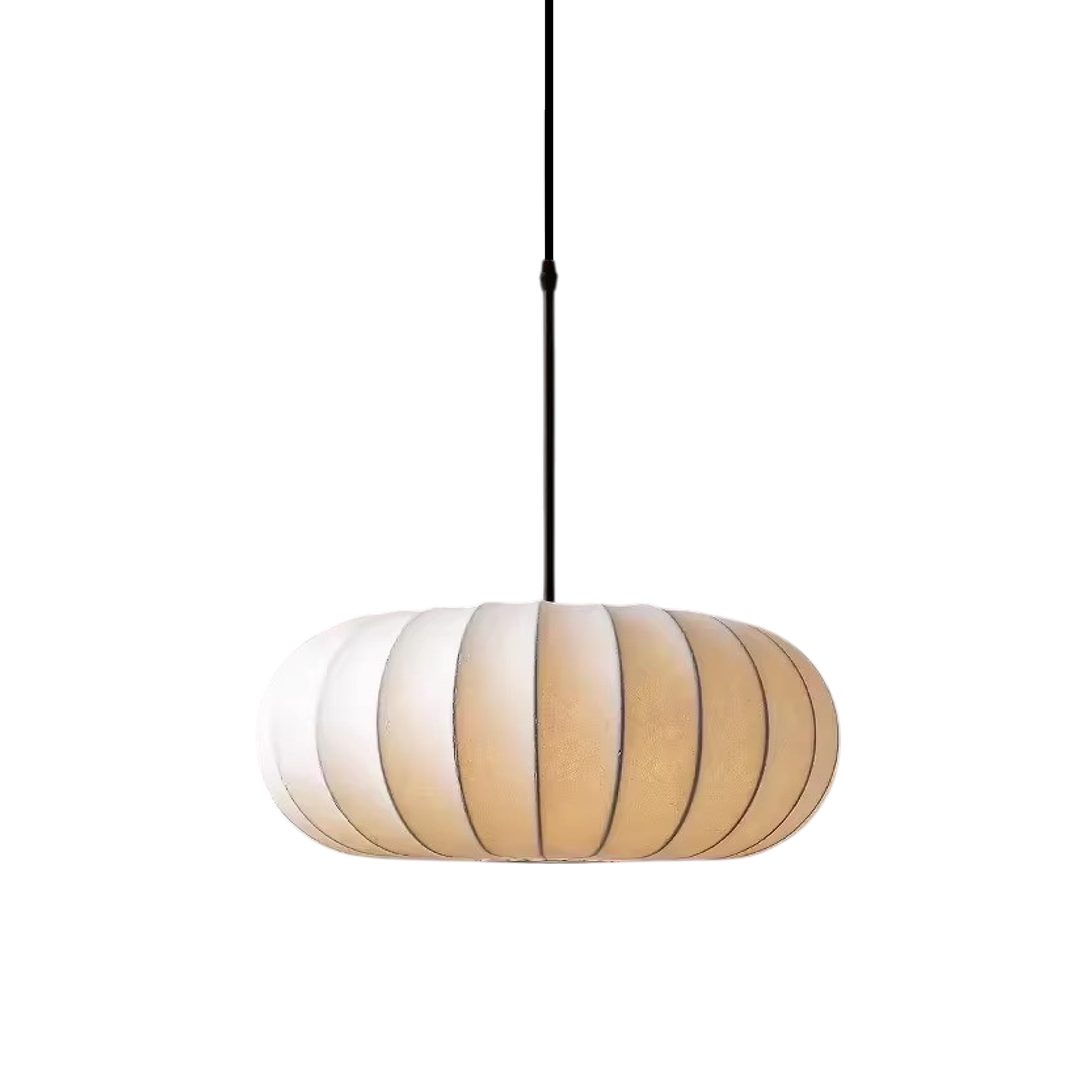 Lampes suspendues élégantes en soie