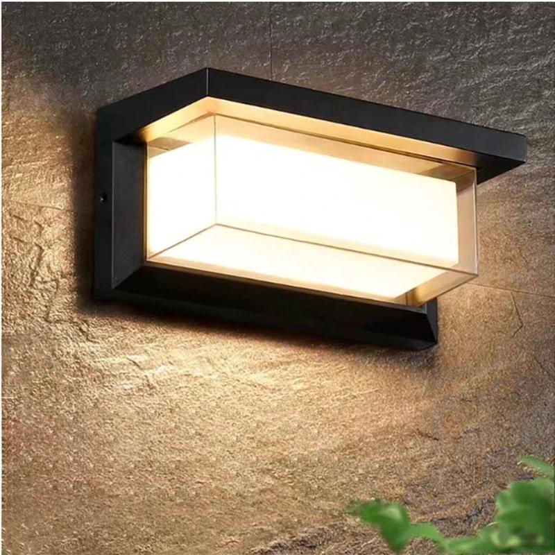 Applique murale extérieure LED moderne étanche