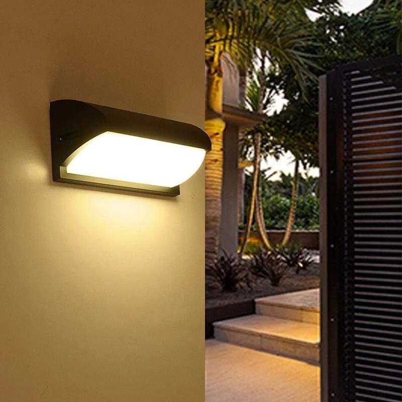 Applique murale extérieure LED moderne étanche