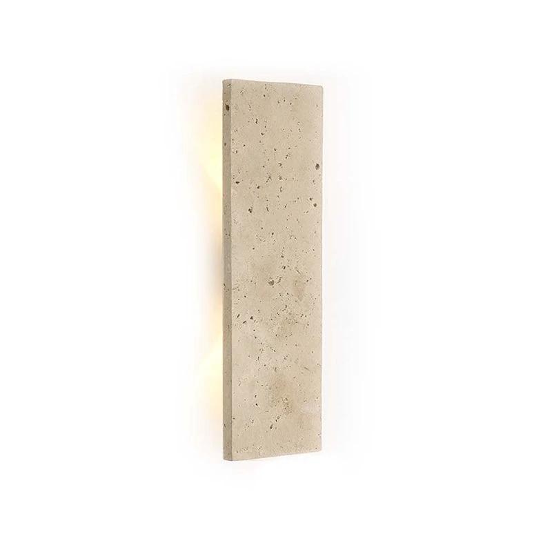 Applique murale extérieure LED en pierre naturelle