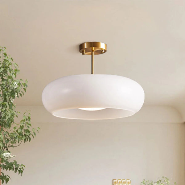 Plafonnier Bauhaus en verre