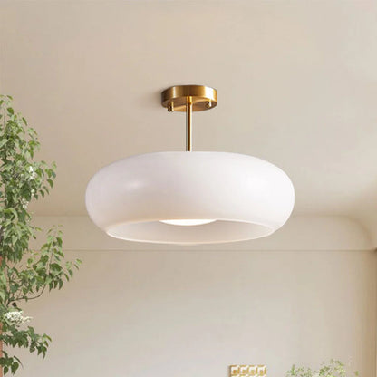 Plafonnier Bauhaus en verre