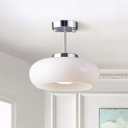 Plafonnier Bauhaus en verre