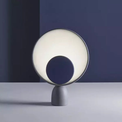 Lampe de table en forme de bol sculptural