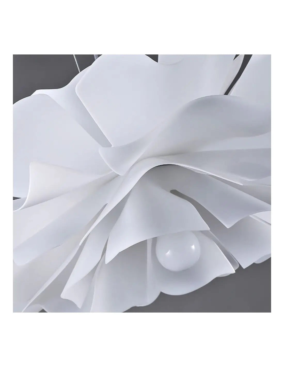 Lustre suspendu floral en acrylique nordique