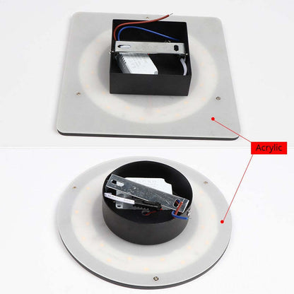 Applique murale extérieure LED géométrique moderne
