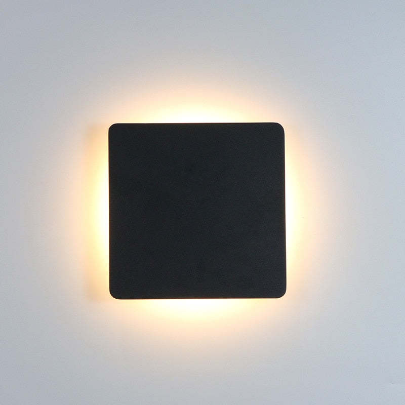 Applique murale extérieure LED géométrique moderne