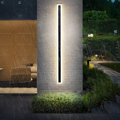 Lampe murale extérieure noire moderne à DEL IP65