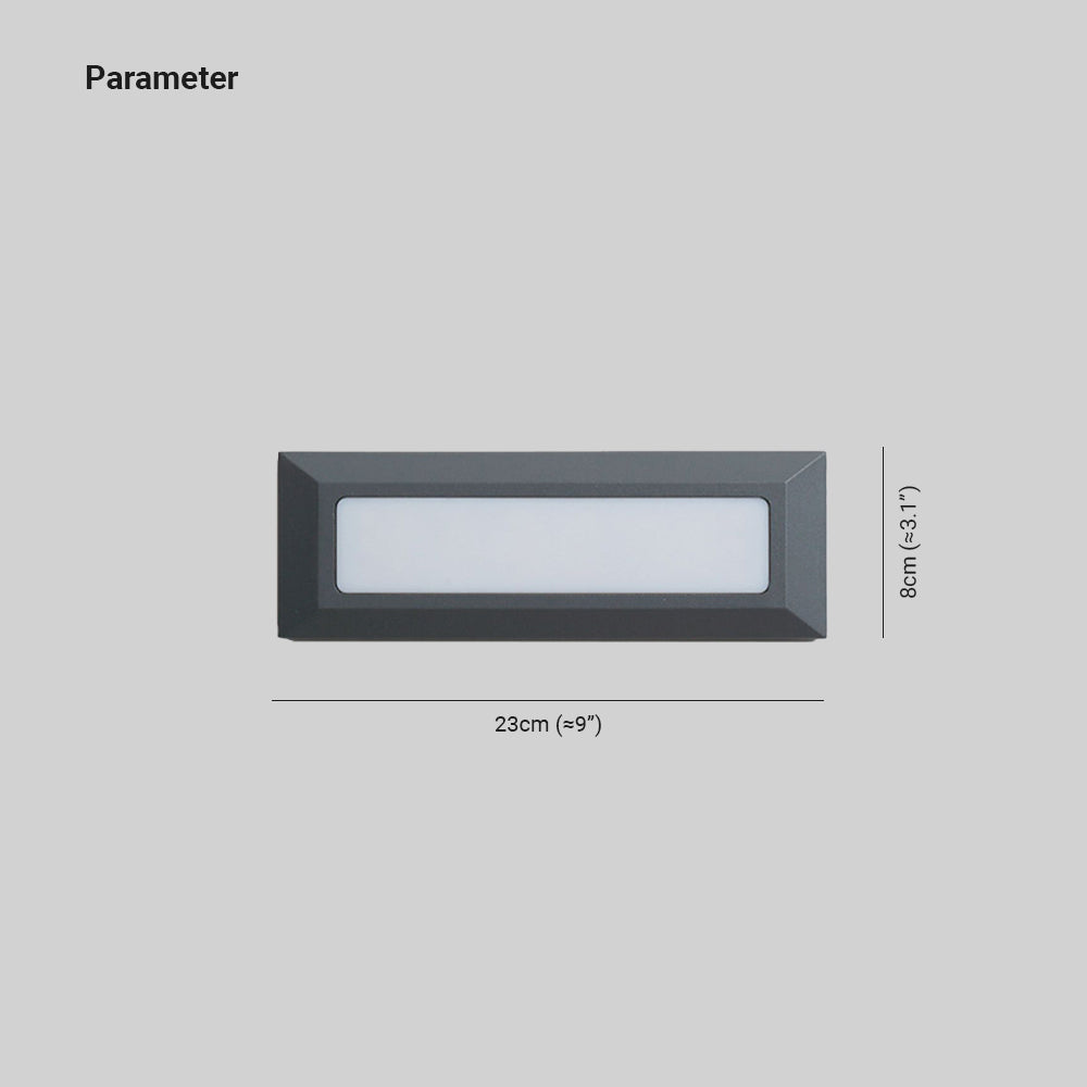 Éclairage moderne LED pour terrasse et marches extérieur