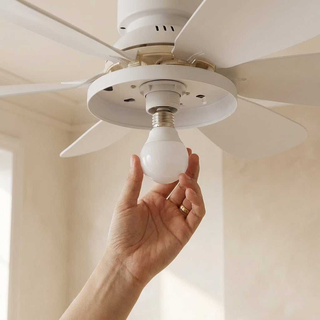 Ventilateur de prise Purry avec lumière