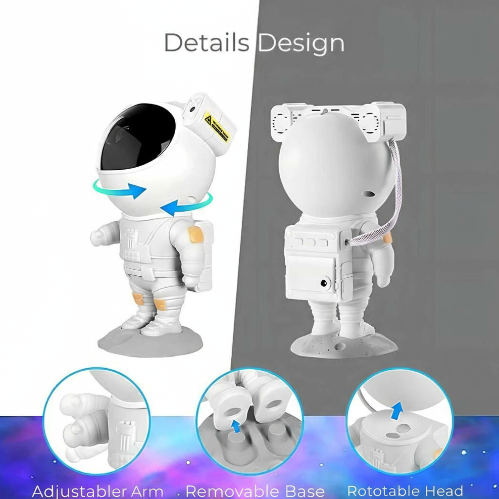 Projecteur d'étoiles astronaute magique
