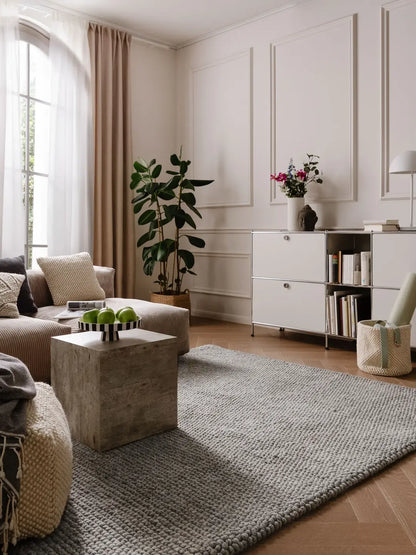 Tapis en laine tissé main Bubble