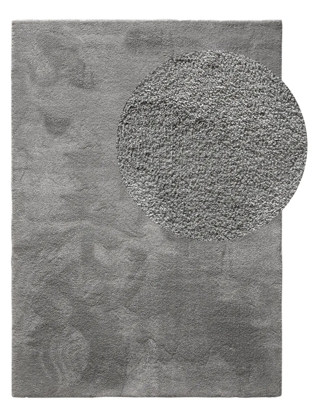 Tapis moderne lavable à poils longs