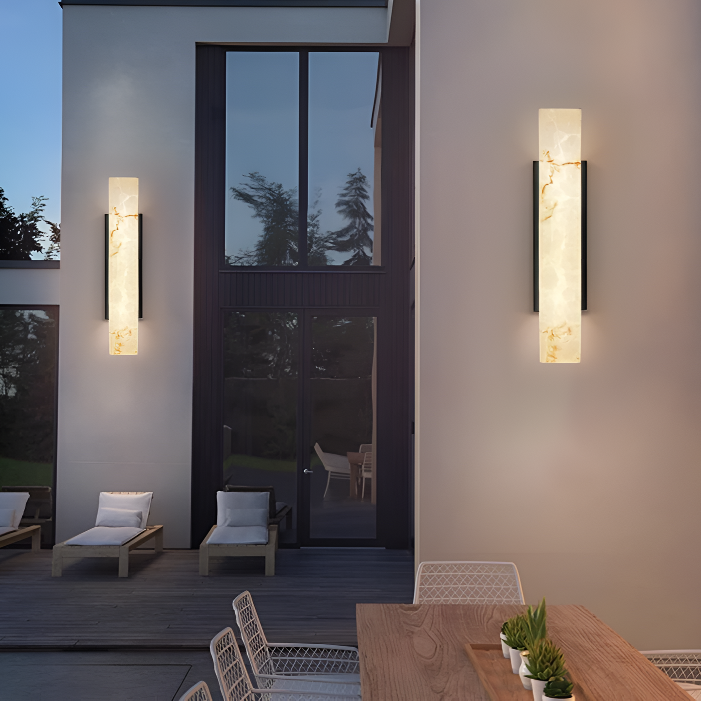 Lampe murale extérieure Éclat de Pierre