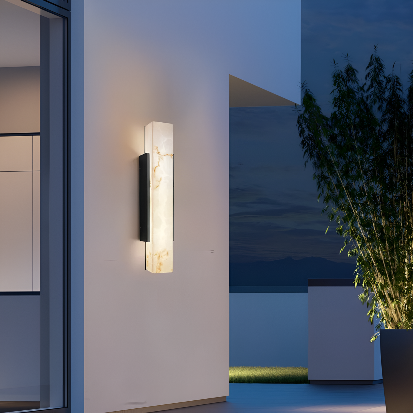 Lampe murale extérieure Éclat de Pierre