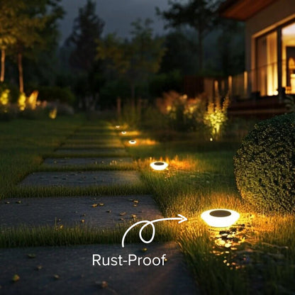 Lampes solaires de balisage pour le sol