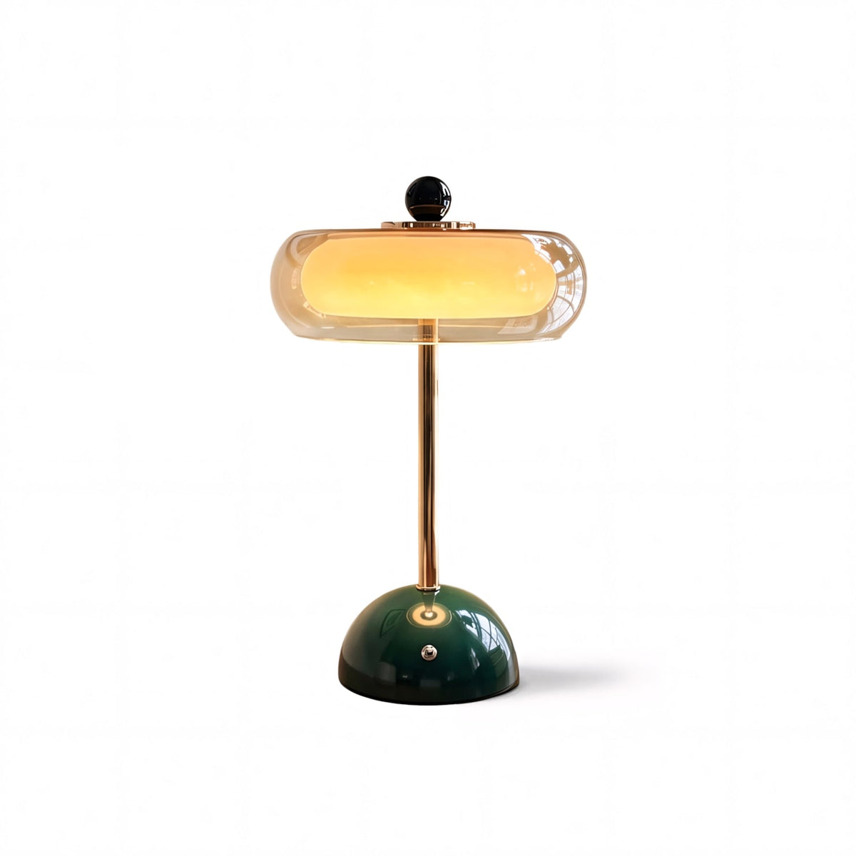 Lampe de table en verre art déco Quorren