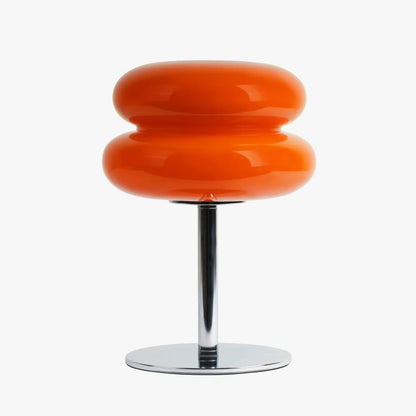 Lampe de table en verre mid-century Lyrensa