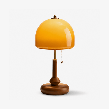 Lampe de table Bricora en noyer moderne du milieu du siècle