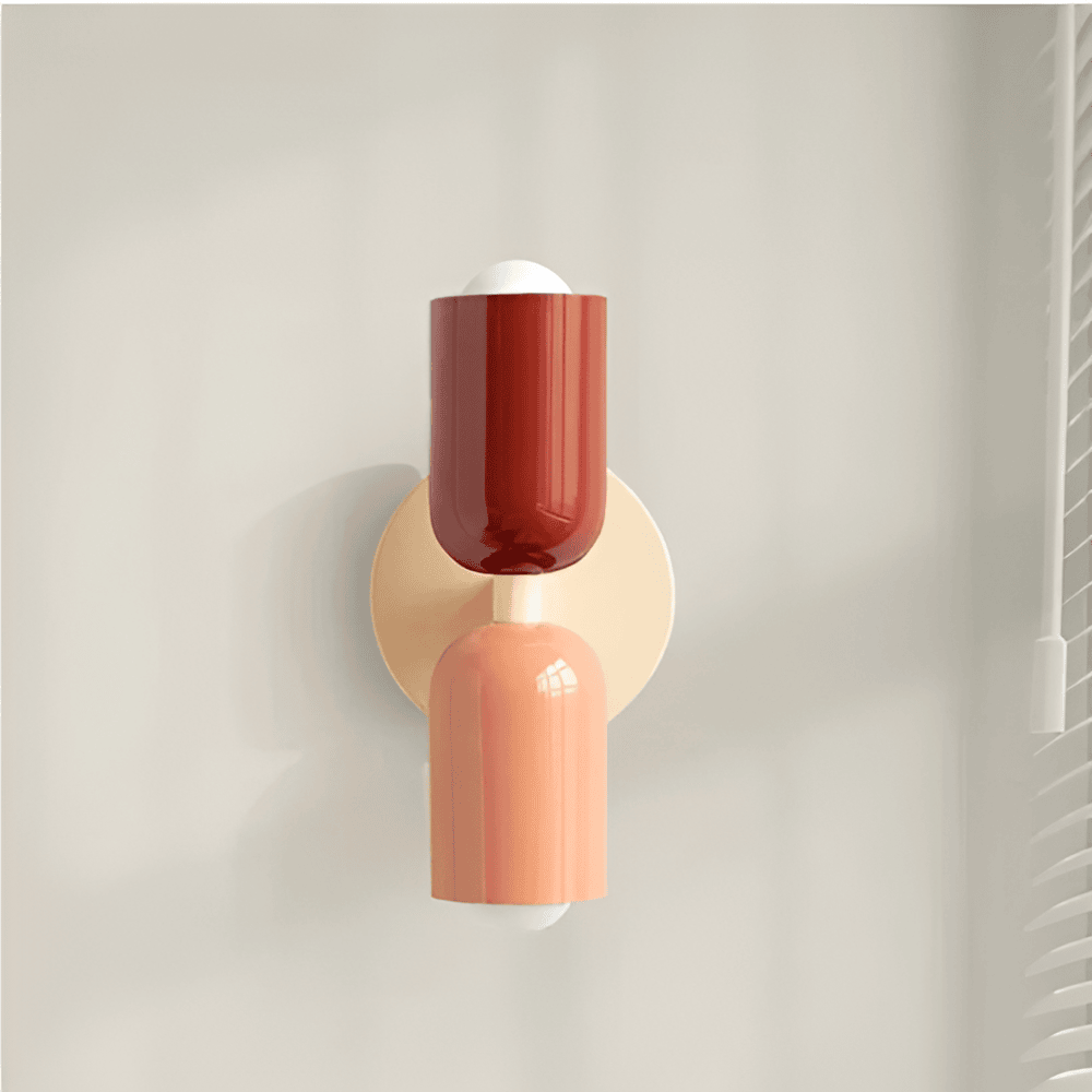 Applique murale capsule en fer de style Bauhaus Miravel