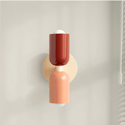 Applique murale capsule en fer de style Bauhaus Miravel