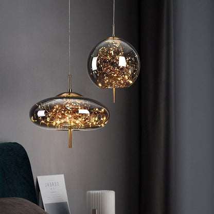 Suspension en verre Starlight