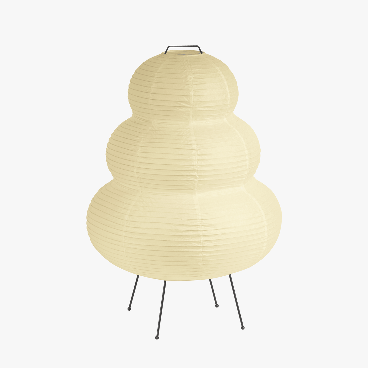 Lampadaire en papier de riz Japandi Washika