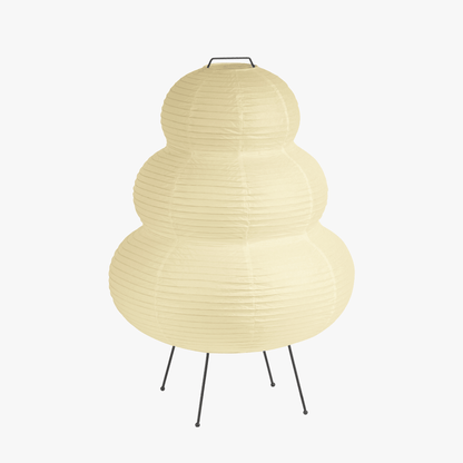 Lampadaire en papier de riz Japandi Washika