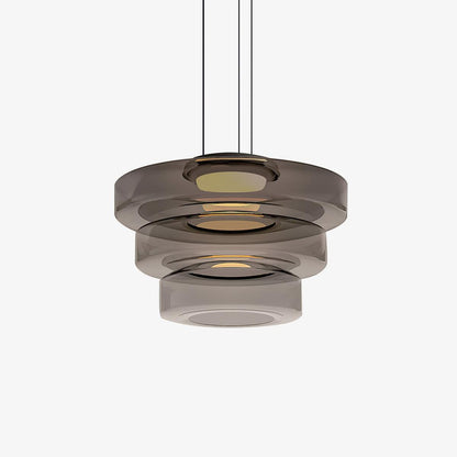 Suspension à disques en verre superposés
