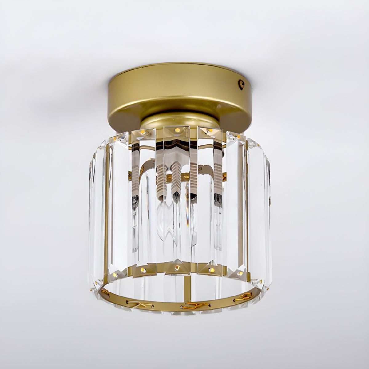 Plafonnier en cristal minimaliste Orvella