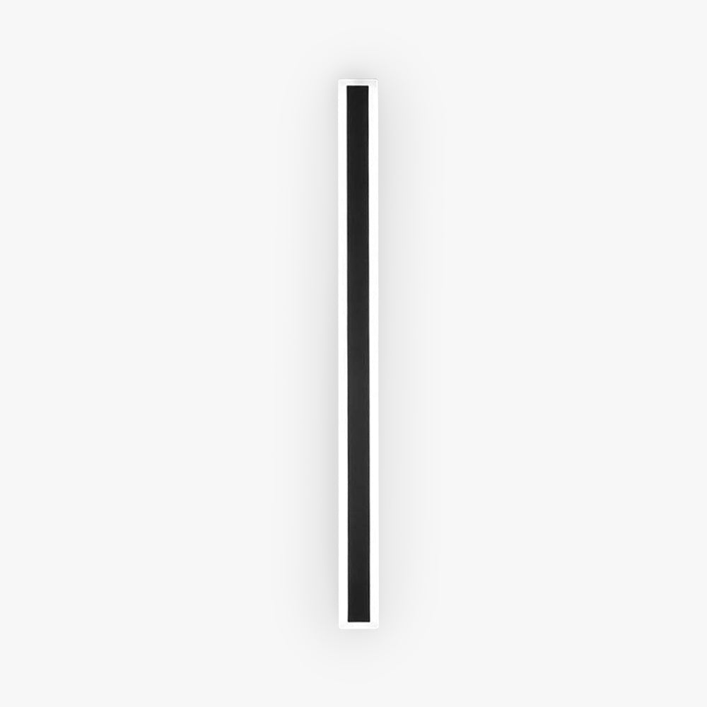 Applique murale d’extérieur minimaliste Halvenn avec panneau en acrylique