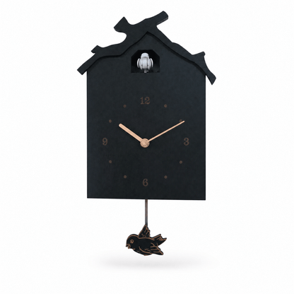 Horloge coucou à pendule en bois minimaliste Dunmere