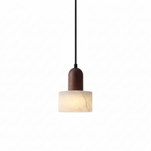 Suspension en marbre vert jade Japandi Sarelle