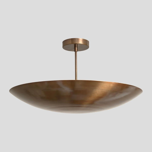 Lustre dôme en laiton Domavell de style mid-century