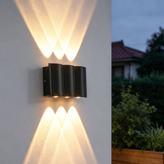 Applique murale extérieure à LED Wave