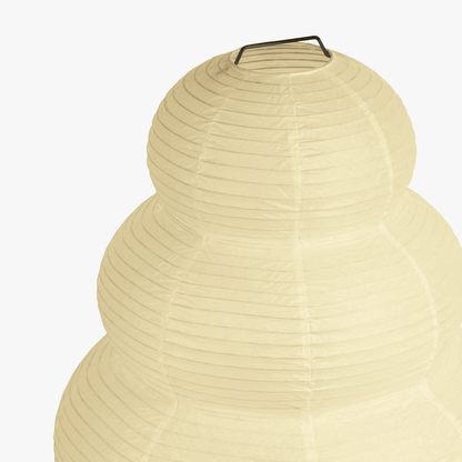 Lampadaire en papier de riz Japandi Washika