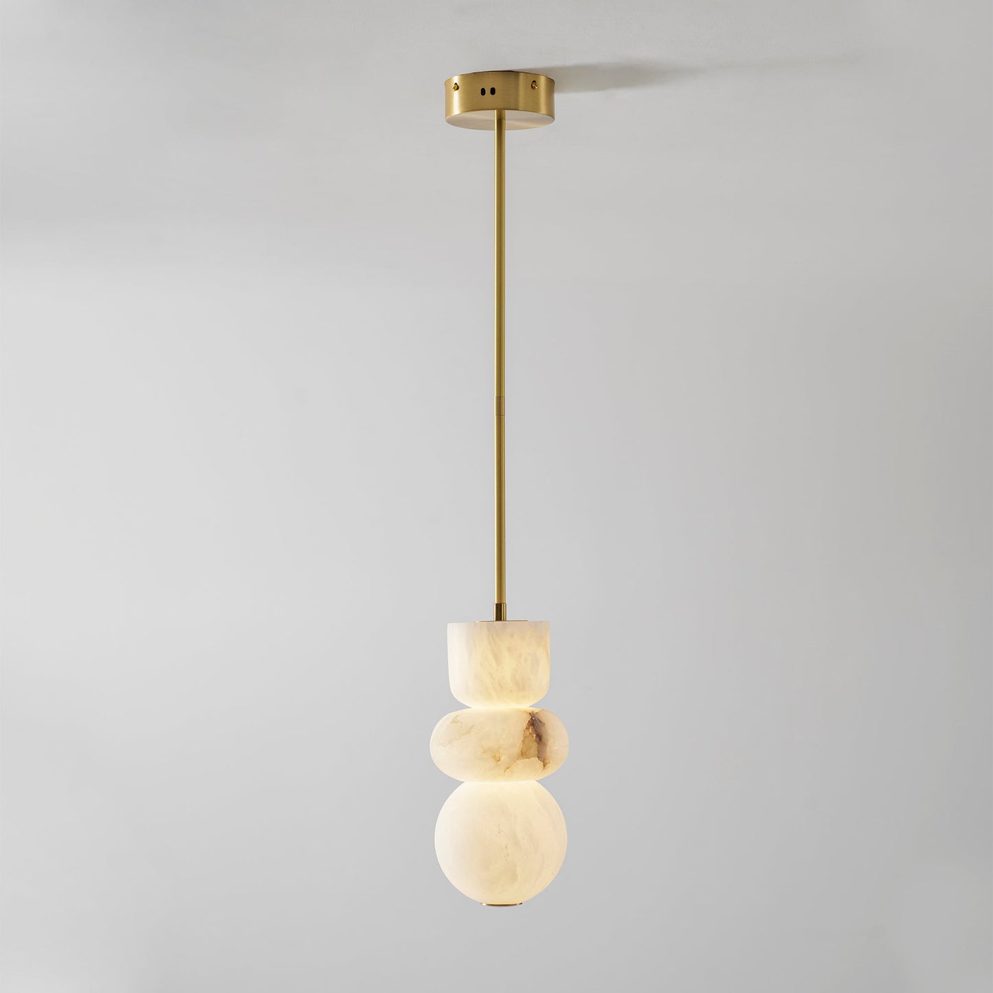 Suspension empilée en albâtre
