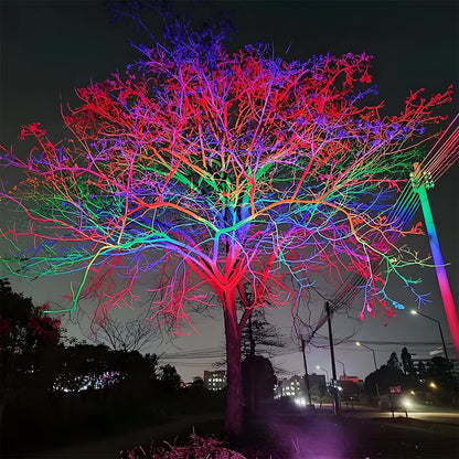 Projecteur paysager RGB industriel en aluminium Chromara