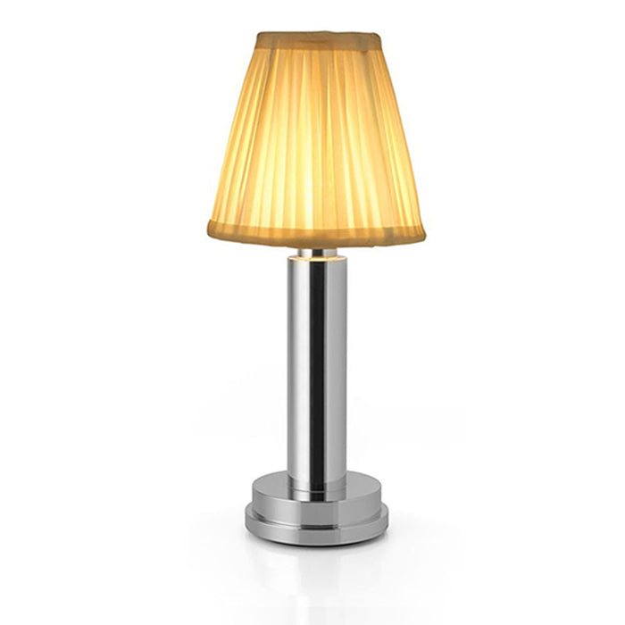Lampe de table Lumelle minimaliste en tissu, sans fil