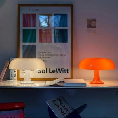 Lampe de table champignon scandinave en opale Fungora