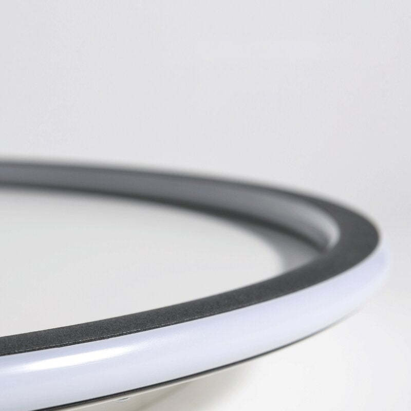 Plafonnier LED rond en acrylique affleurant
