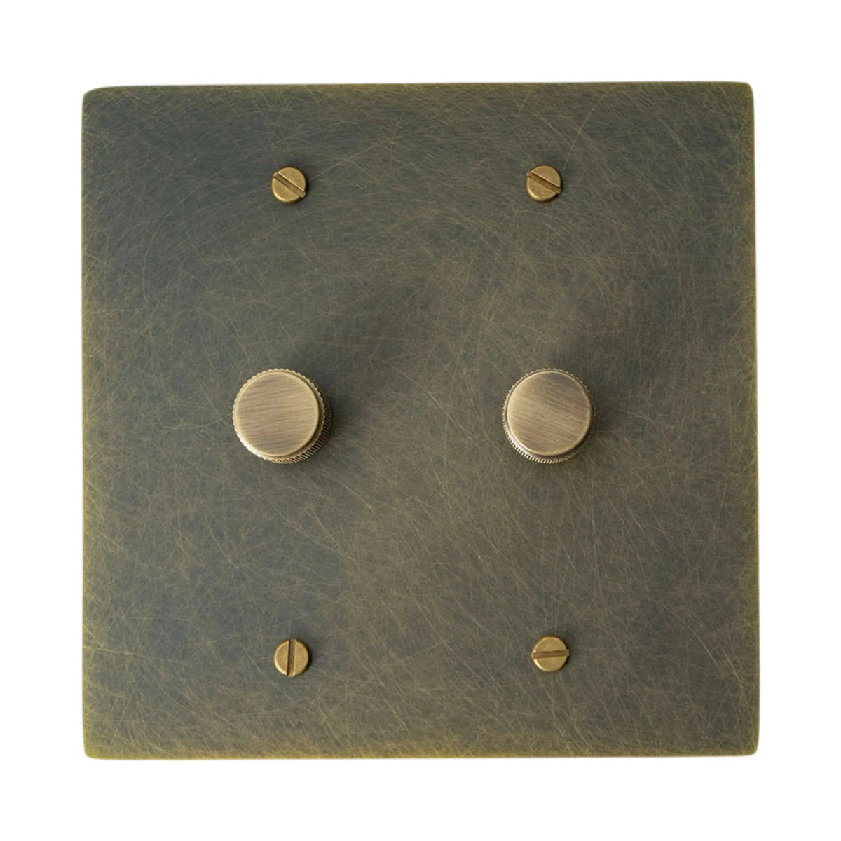 Interrupteur variateur rotatif vintage en laiton Bellardo 2 voies